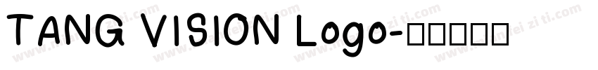 TANG VISION Logo字体转换
